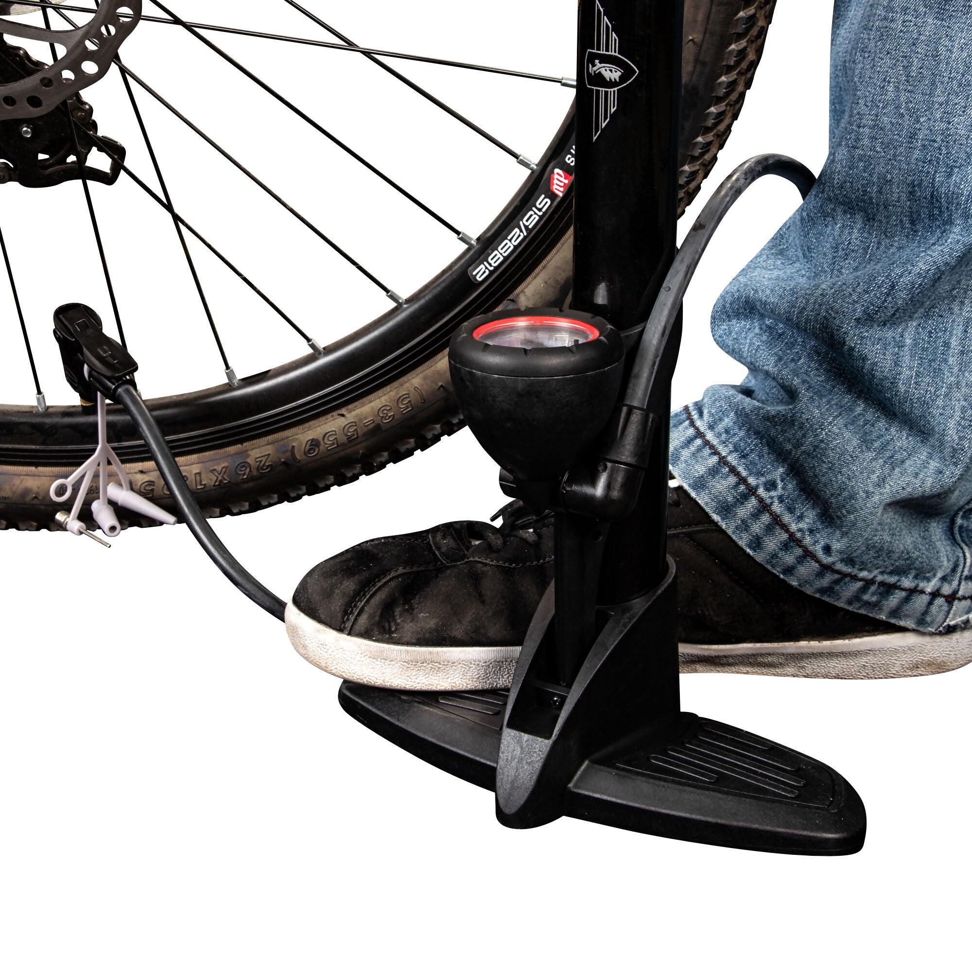 Zündapp Fahrrad Standpumpe mit Ballnadel AV DV SV