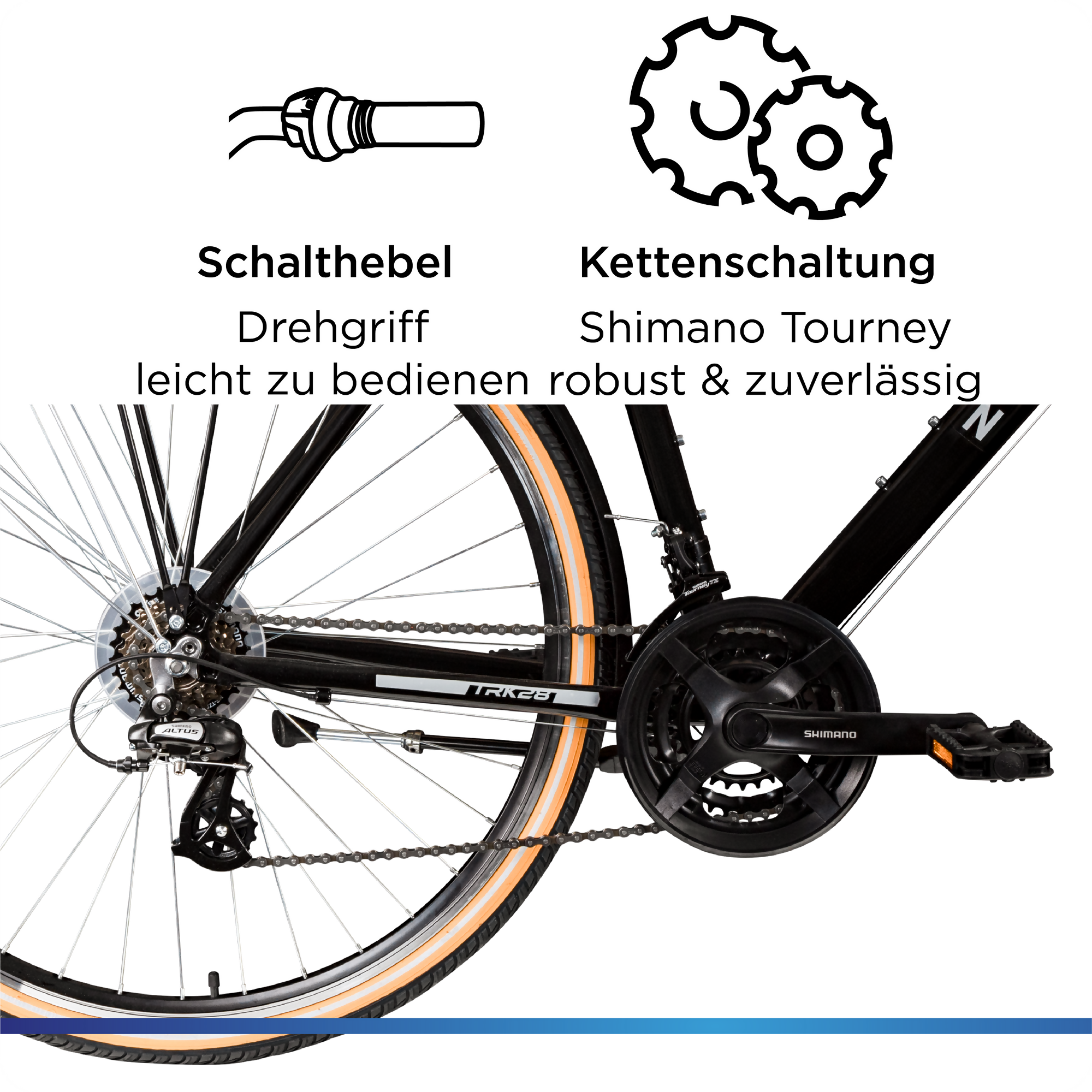 Zündapp T700 700c Trekkingrad Herren, 21-Gang